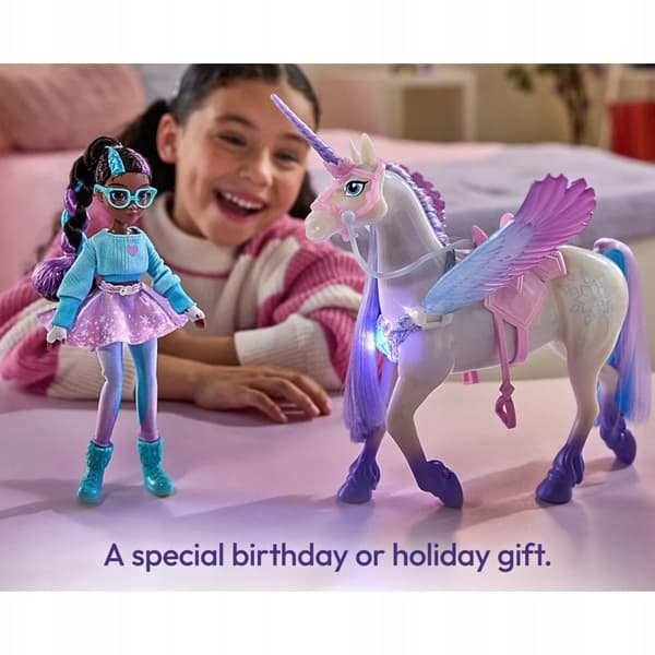 Unicorn Academy: Layla and Snow White Unicorn Interactive Doll Set