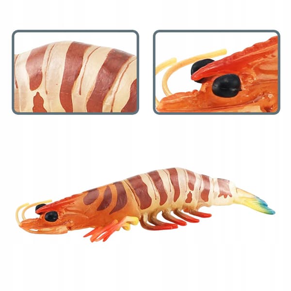 Realistic model of a sea creature, Cognitive Early Learning, orange, 38g