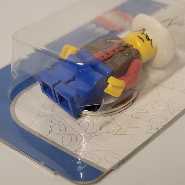 Lego System Western Cowboy 3974 keyring MISB