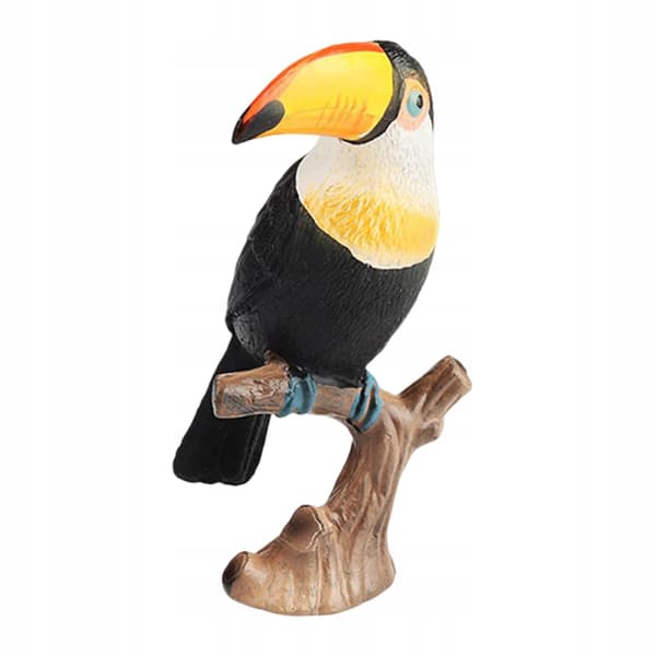 Simulation: Craft Bird Collection – PVC Artificial Birds Perched on a Branch