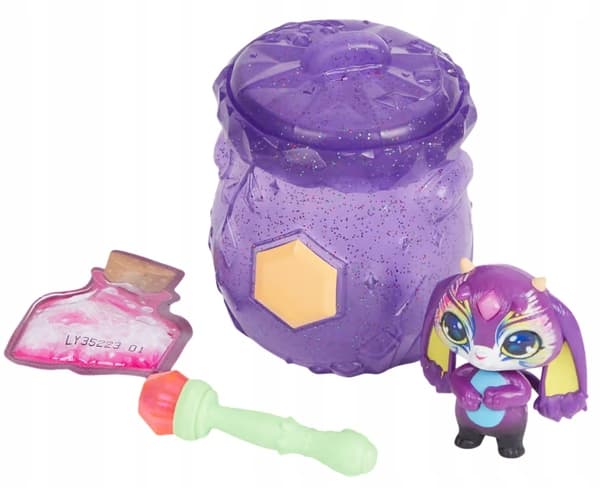 NEON MAGIC MIXIES MAGIC CAULDRON SURPRISE FIGURINE WAND