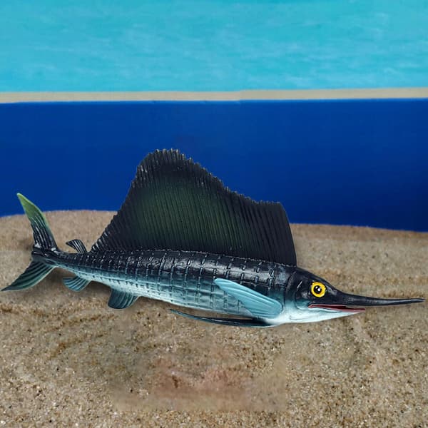 Simulation Marine Animal Figures, Educational Science Toy: Sailfish