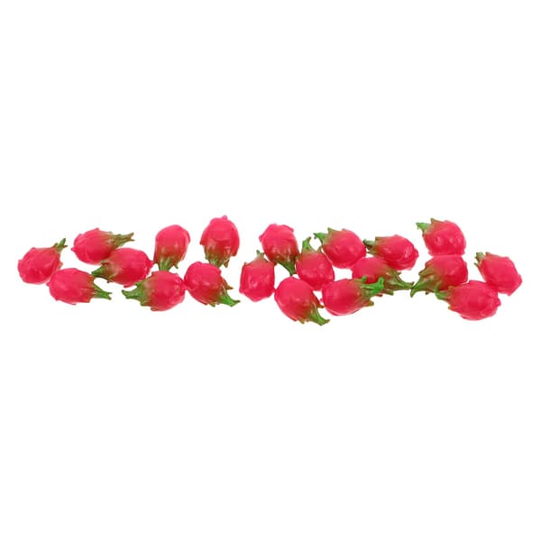 20 Vibrant Mini Fruit Figurines with Dragon Fruit Detail for Dolls