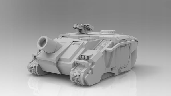 Warhammer 40,000 Genewarrior Assault Guns SLA 32 mm