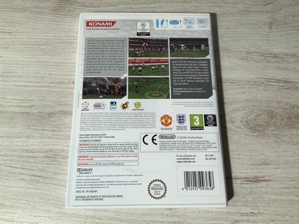 PES PRO EVOLUTION SOCCER 2011 disc – PERFECT FOR WII