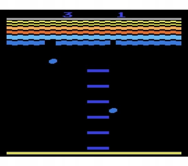 The Atari Avalanche game for the Atari 2600+, 7800+ and 7800 consoles