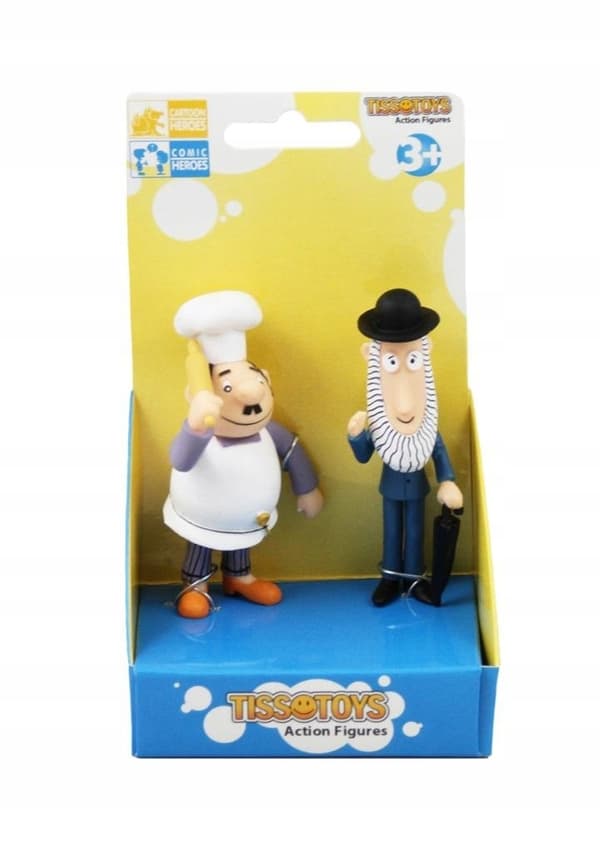 SMALL SET OF FIGURINES: BARTOLINI AND THE PROFESSOR [FIGURINE