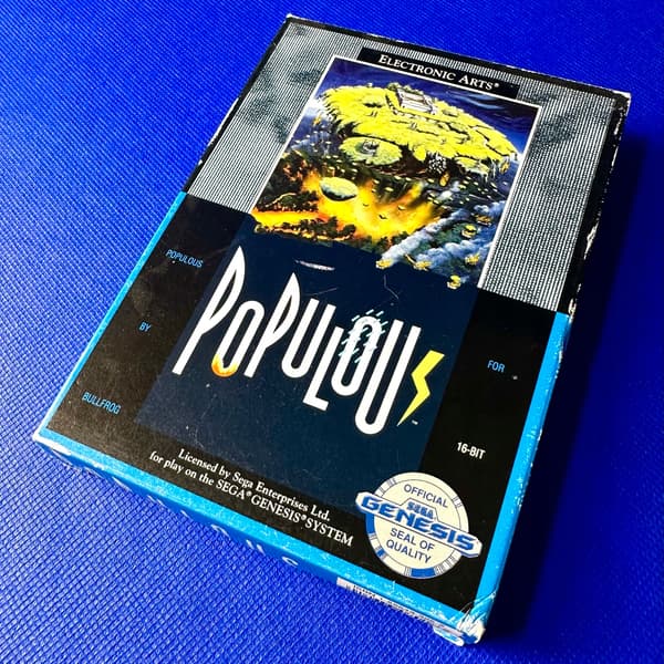 Populous | SEGA GENESIS | MEGA DRIVE | 3xA SET