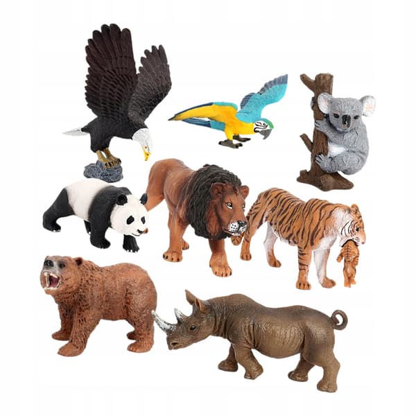 Animal model Figurine Play set Develops cognitive skills Desk decoration