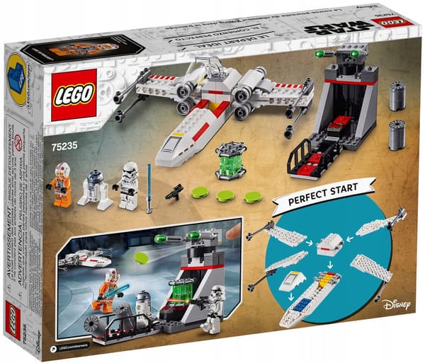 LEGO Star Wars 75235 X-Wing Fighter Attack, Building Blocks as a Gift