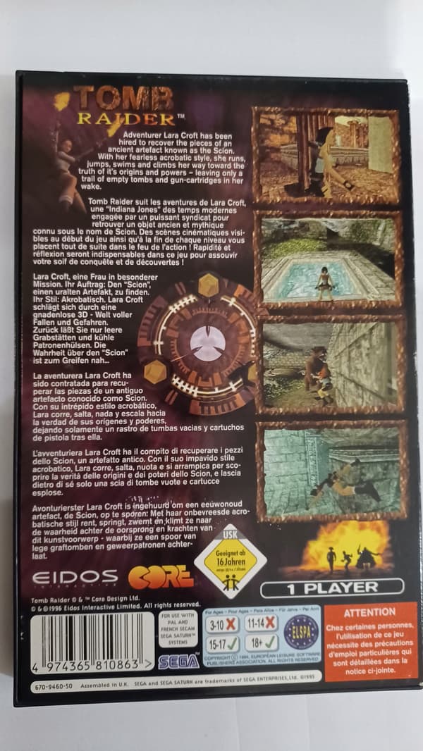 Tomb Raider, Sega Saturn