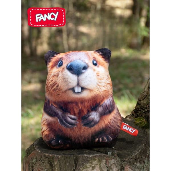 Fancy plush beaver, 20 cm