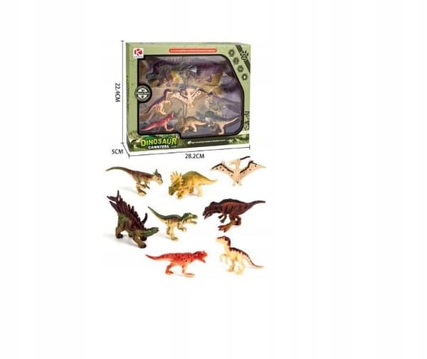 Dinosaurs, 8-piece set