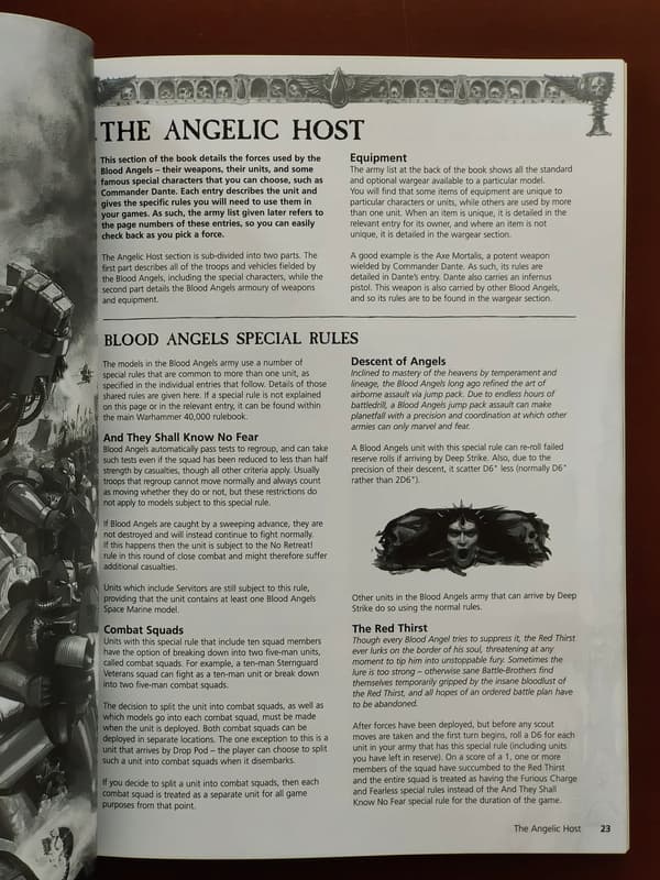 OUTLET Warhammer 40,000 Codex: Blood Angels (5th Edition)
