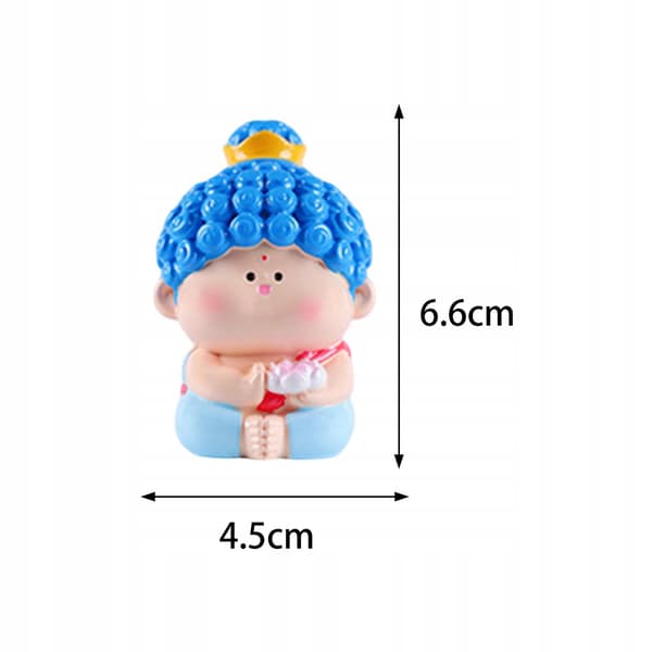 8x Adorable Cake Topper Figures – Unique Decorations: Cartoon Statues and Mini Models