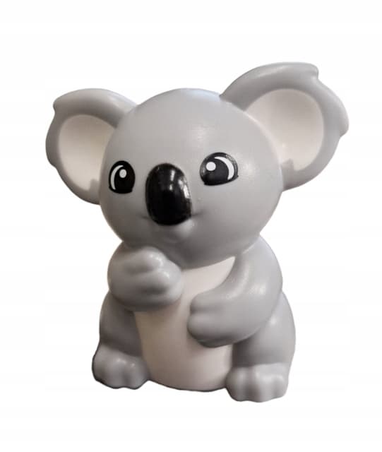 LS NEW LEGO DUPLO Animal Figure: Koala Bear, Medium Stone Grey
