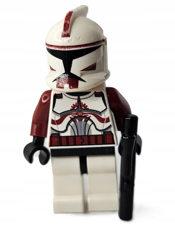 LEGO STAR WARS minifigure sw0202a Clone Trooper Commander Fox DEFECT /