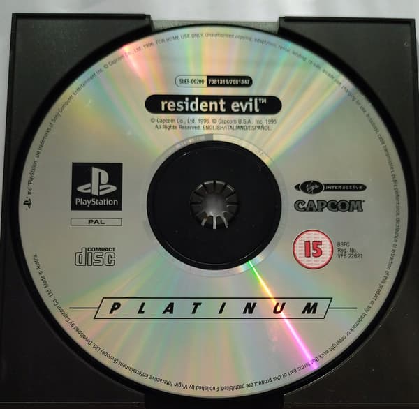 RESIDENT EVIL for PlayStation (PSX) – DISC ONLY. PLEASE READ THE DESCRIPTION!