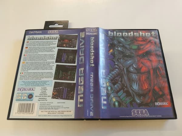BLOODSHOT MEGA DRIVE ENG SEGA