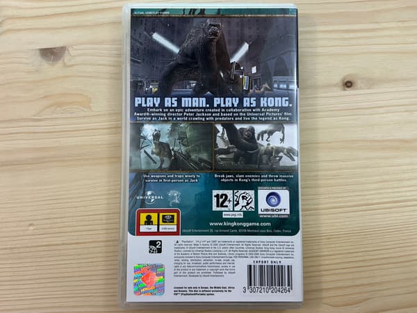 PETER JACKSON'S KING KONG – DVD set, very good+ condition, complete, PSP PREMIERE