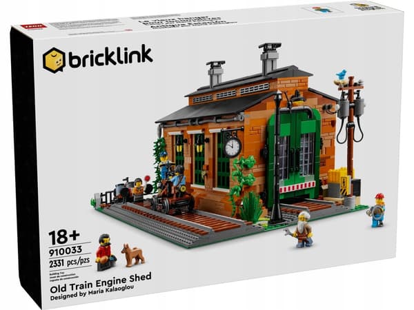 LEGO BrickLink 910033 Old Train Engine Shed