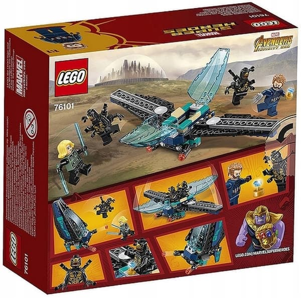 Lego minifigure @@@ BLACK WIDOW + WEAPON @@@ from 76101