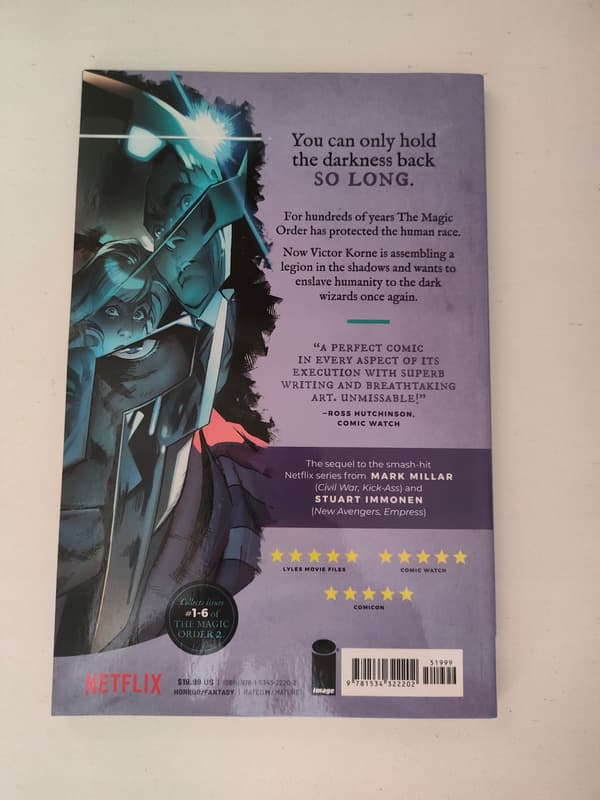The Magic Order Volume 2 by Mark Millar, a comic book in English