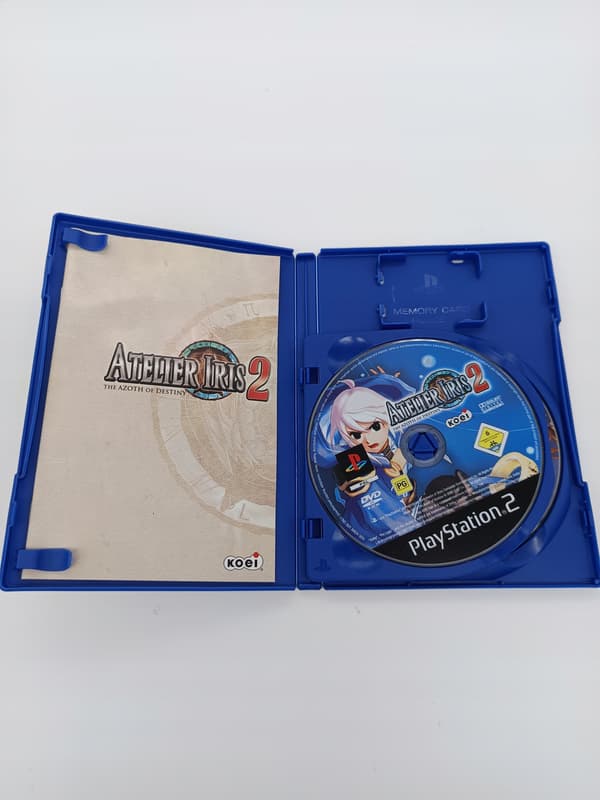 ATELIER IRIS 2: THE AZOTH OF DESTINY PlayStation 2 (PS2) boxed version