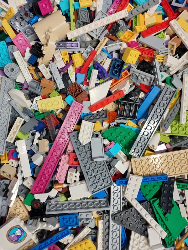 LEGO MIX BRICKS 1 kg – UNSORTED, SECOND GRADE, RANDOM MIX II