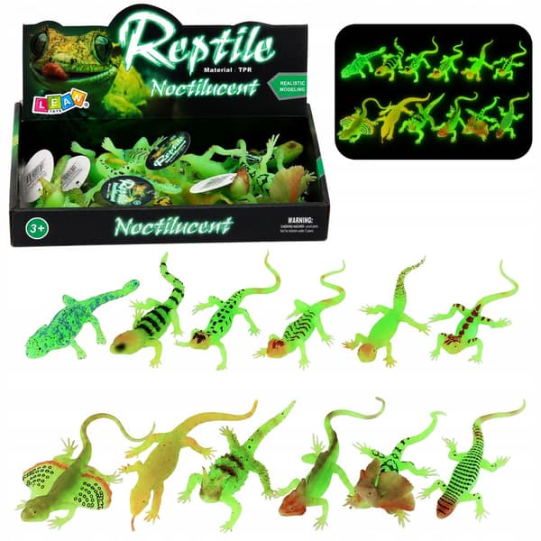 GLOW-IN-THE-DARK LIZARD FIGURINE