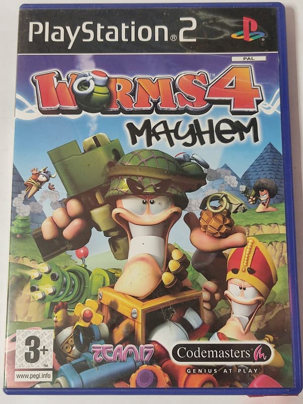 PS2 WORMS 4 MAYHEM PLAYSTATION GAME