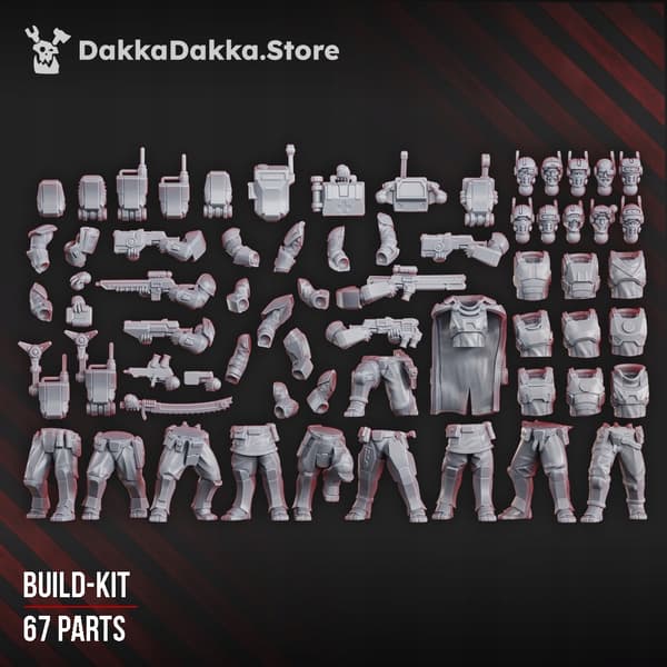 MSC Circumsolar Infantry Squad (build kit) x67 Dak
