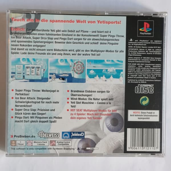 Yetisports Deluxe, PS1, PSX