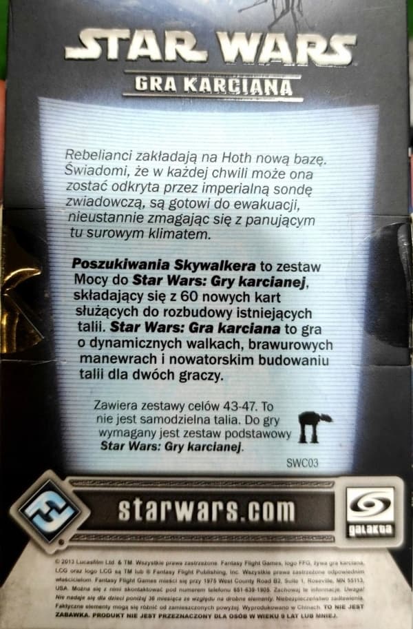 Star Wars LCG: The Hoth Cycle – The Search for Skywalker