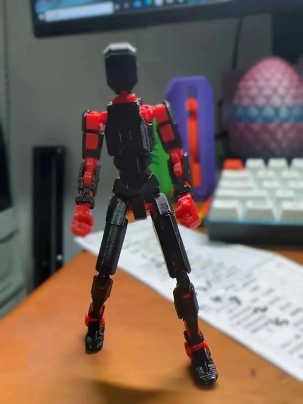 FULLY ASSEMBLED 3D-PRINTED ACTION FIGURE – THE PERFECT GIFT FOR A FAN