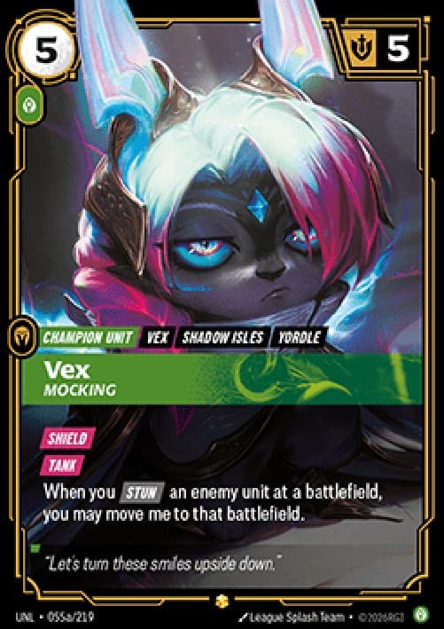 Riftbound UNL Vex, Mocking