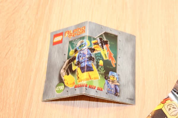 LEGO CITY TOWN ALPHA TEAM 4790 BOX, INSTRUCTIONS, SET