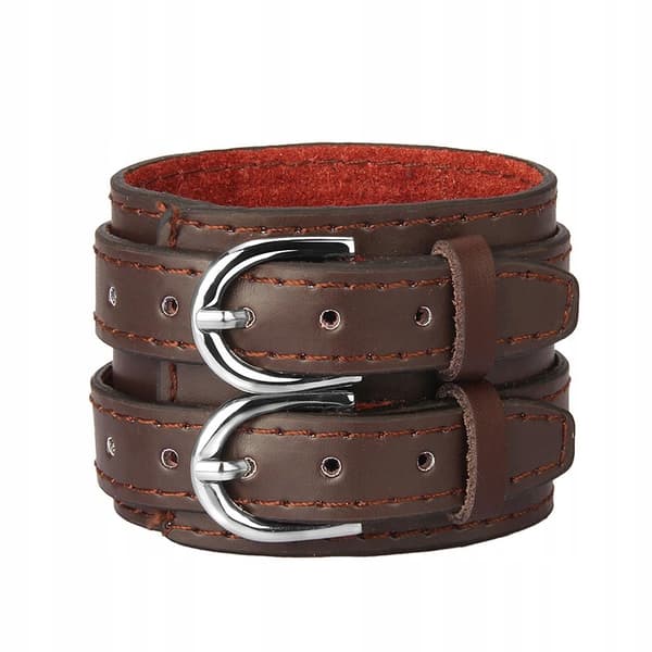 Men’s PU Leather Accessory with Double PU Leather, Black