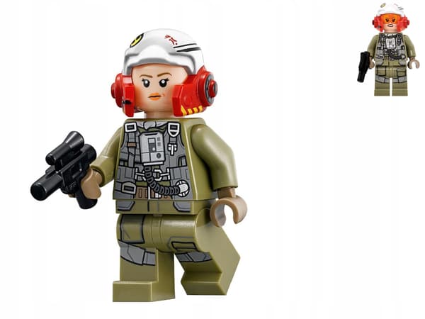 LEGO Star Wars – Resistance A-wing Pilot + blaster! 75196 sw0884