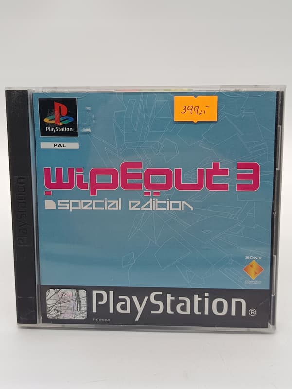 WIPEOUT 3 SPECIAL EDITION PlayStation (PSX) boxed version