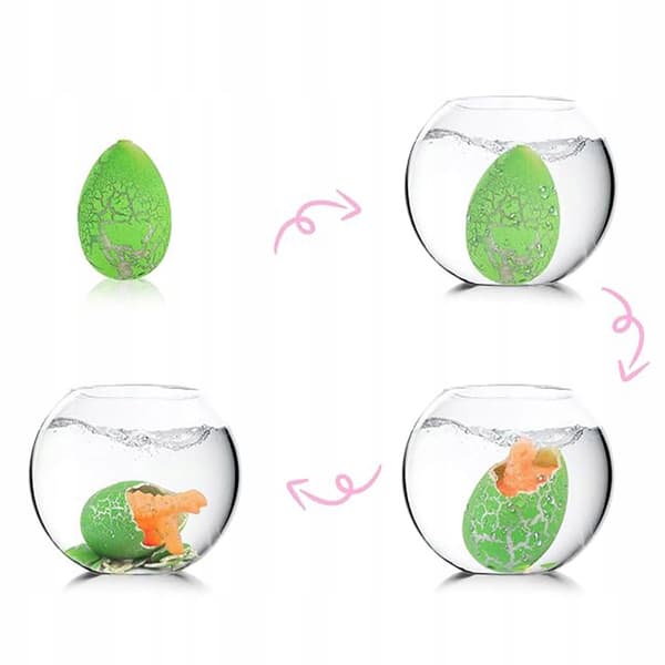 6x MAGICAL LARGE EGG – HATCHING DINOSAUR SURPRISE THAT GROWS IN WATER