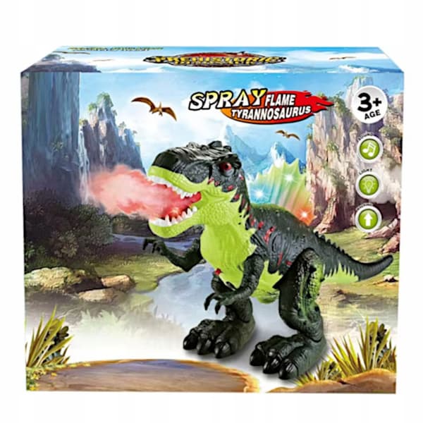 LARGE Interactive T-REX DINOSAUR Walks, Roars and Breathes Steam – 3-in-1
