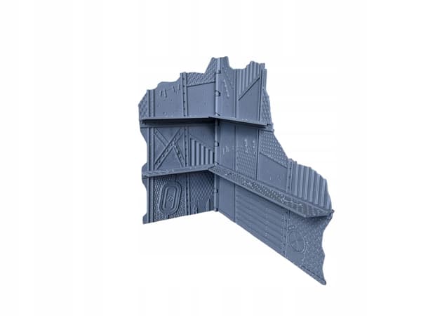 Folding Orc Ruins – Tall (WTC), 3D print for wargames