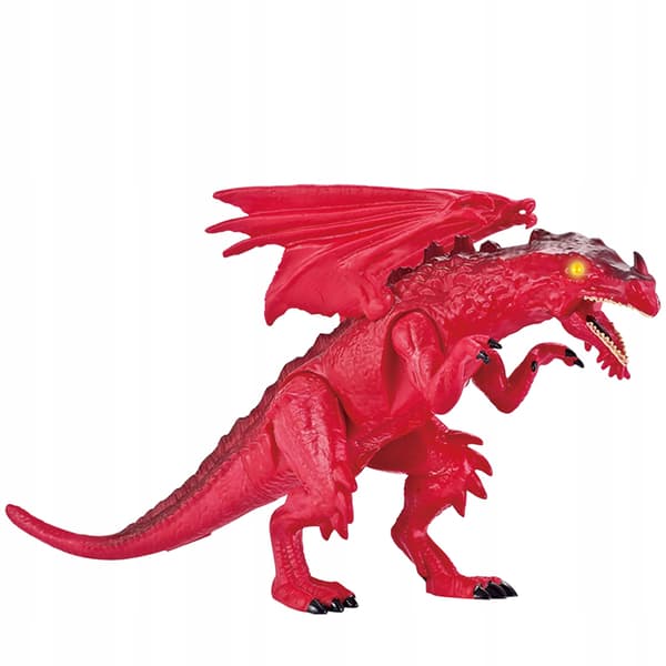 Set of Figures: 4 Dinosaurs, 2 Trees, Sound and Light Effects