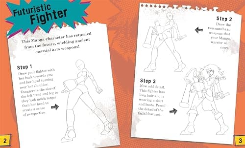 Igloo Books Ltd Manga (With a step-by-step guide and artist’s tools)