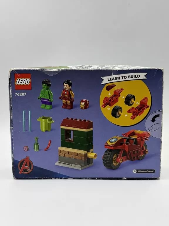 LEGO MARVEL SET 76287 IRON MAN WITH ROWING MACHINE AND HULK