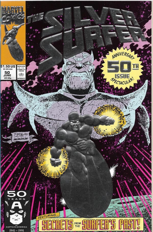 Marvel Silver Surfer Comic 50/1991 (English) FOIL