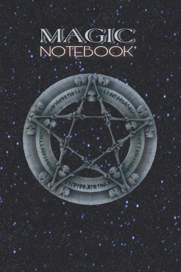 MAGIC NOTEBOOK: 6'' x 9'' notebook, 110 pages: Witchy Gifts – Blank, lined