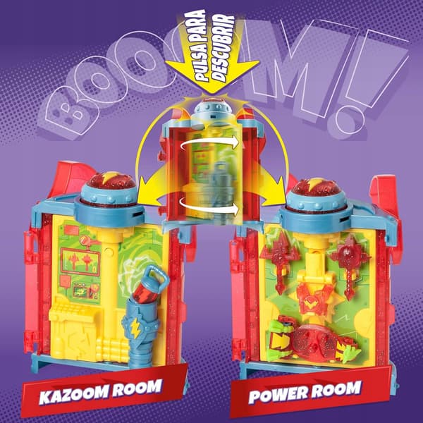 FURY STORM SECRET BASE SET WITH FIGURINES AND ACCESSORIES FOR CHILDREN