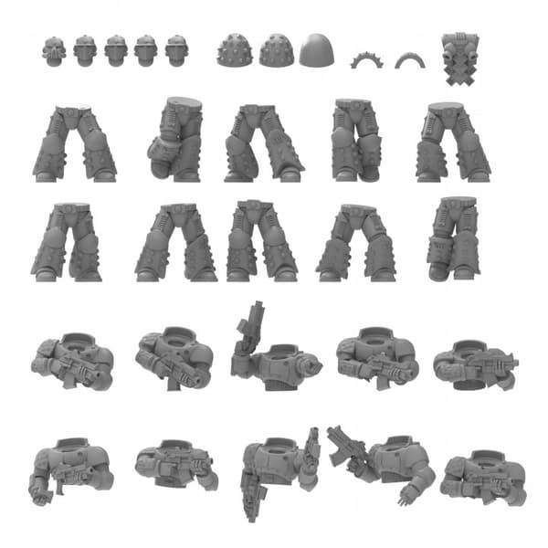 Modular Palatinii Riflemen x5 ThatEvilOne 28 mm